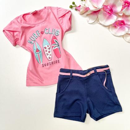 Imagem de Lote Com 3 Conjuntos Infantil Meninas Verão 