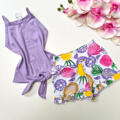 Imagem de Lote Com 3 Conjuntos Infantil Meninas Verão 