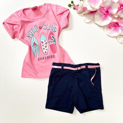 Imagem de Lote Com 3 Conjuntos Infantil Meninas Verão 