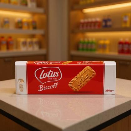 Imagem de Lotus biscoff original 250g  o famoso biscoito belga caramelizado