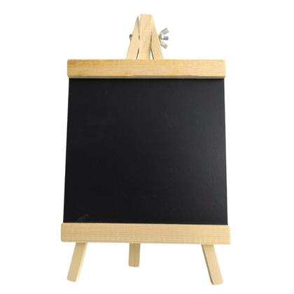 Imagem de Lousa Cavalete Madeira Porta Recados Restaurante 27x16cm