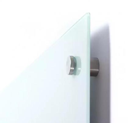 Imagem de Lousa De Vidro Quadro Branco 1,50 X 1,20 C/ Suporte E Kit