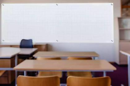 Imagem de Lousa De Vidro Quadro Quadriculado 2,00 X 1,20 C/ Suporte E Kit