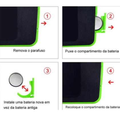 Imagem de Lousa Digital LCD de 12" Para Estudo e Desenhos - Multicolor