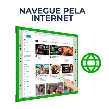 Imagem de Lousa eletronica unionboard color verde 82 polegadas