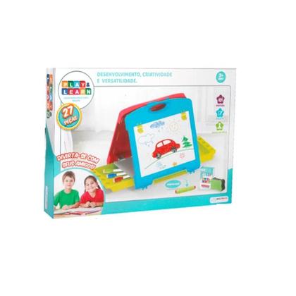 Imagem de Lousa Mágica 2 em 1 Maleta Play & Learn Multikids - BR1215 Multilaser