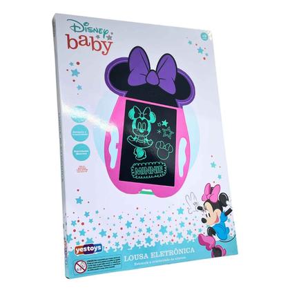 Imagem de Lousa Mágica Eletrônica Mickey Minnie Original Disney Baby  Yes Toys  Lousinha Crianças +3 Anos