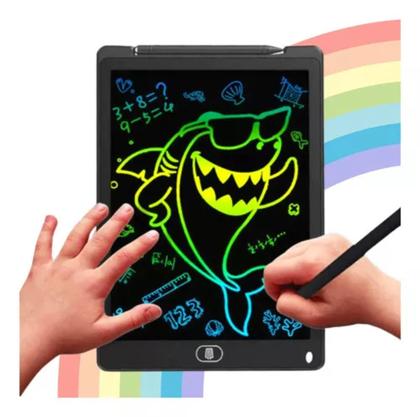 Imagem de Lousa Mágica Infantil 12 Polegadas P/ Desenhar Tablet Lcd Hc Cor Rosa