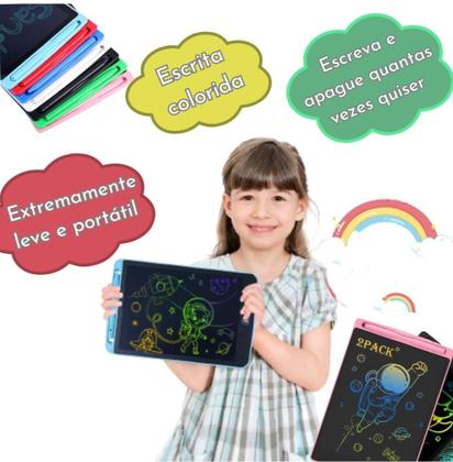 Imagem de Lousa Mágica Infantil para Criança Digital Tablet Tela LCD 8,5 Polegadas Grande com Caneta Escrever Desenhar Pintar