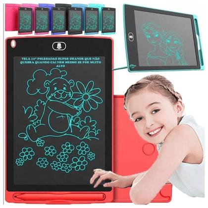 Imagem de Lousa Mágica Infantil Tablet Digital LCD Magnética - Tela 12"