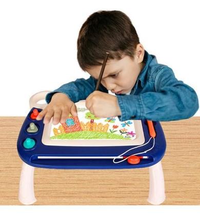 Imagem de Lousa Mágica Interativa Mesa Infantil Tablet Educativo Azul