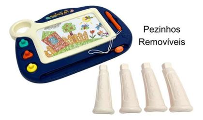 Imagem de Lousa Mágica Interativa Mesa Infantil Tablet Educativo Azul