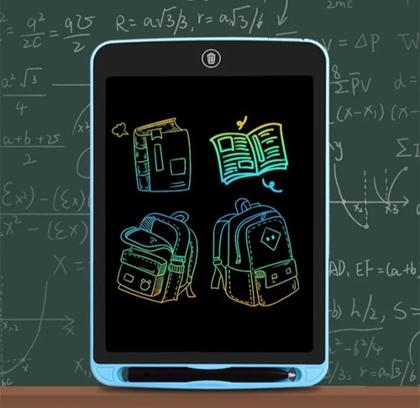 Imagem de Lousa Mágica Lcd 12 Polegadas Digital De Desenhar Brinquedo Para Criança Cores Sortidas