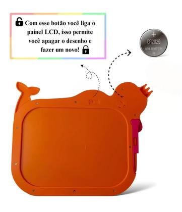 Imagem de Lousa Mágica Sereia Infantil Para Desenhar Xtrad XZB-14