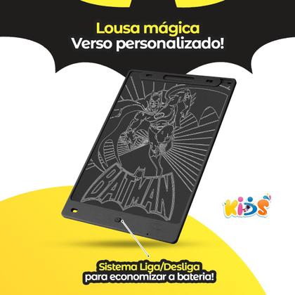 Imagem de lousa magica tablet + oculos sol + relogio digital + caixa pulseira ajustavel qualidade premium batman prova dagua preto