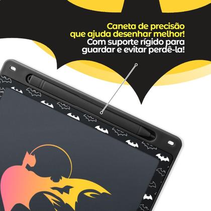 Imagem de lousa magica tablet + oculos sol + relogio digital + caixa pulseira ajustavel qualidade premium batman prova dagua preto
