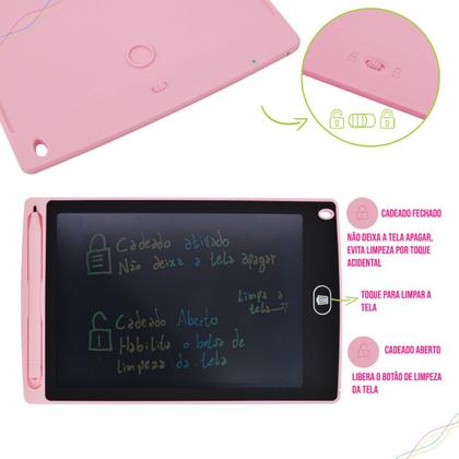 Imagem de Lousa Mágica Tela LCD 10 Polegada Portátil Tablet Infantil