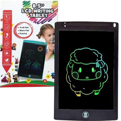 Imagem de Lousa Mágica Tela Lcd Tablet Infantil Escrever Desenhar Preto Castela