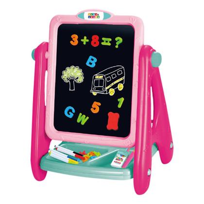 Imagem de Lousa Magnética e Quadro Negro Play e Learn 2 em 1 Multikids - BR1767