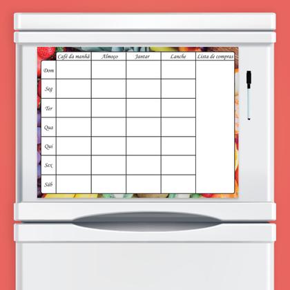 Imagem de Lousa Planner Dieta para Qualquer Superfície