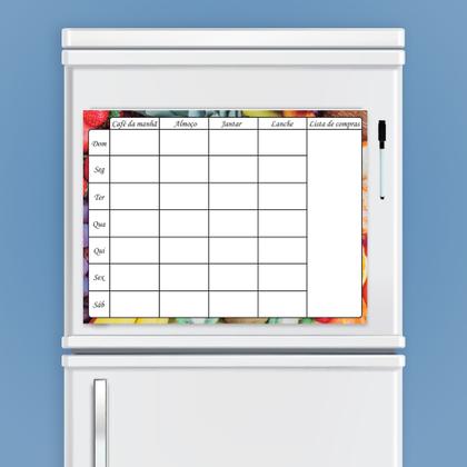 Imagem de Lousa Planner Dieta para Qualquer Superfície