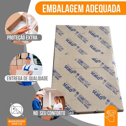 Imagem de Lousa Quadro Branco 90x60cm Moldura MDF Aluminizado com 4 Canetas 1 Apagador