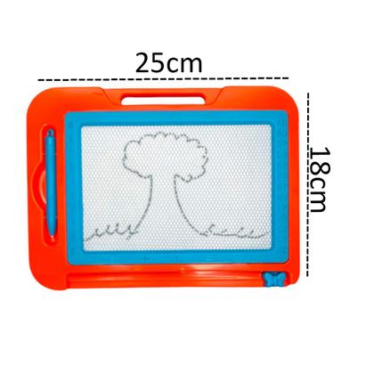 Lousa Quadro Magico Infantil com Caneta Magnética 25X26X2Cm