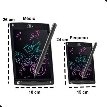 Imagem de Lousa Tablet LCD Mágico Desenho 10 Polegadas Médio