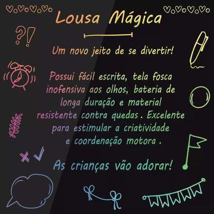 Imagem de Lousinha Mágica Infantil 8 Polegadas Para Desenhar Tela Lcd