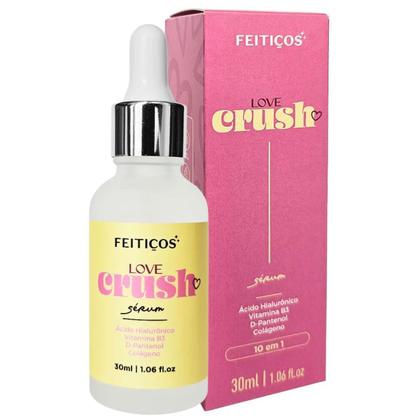 Imagem de Love Crush Serum Intimo Feminino Virilha Vulva 10 em 1 com Ácido Hialurônico D-Pantenol Niacinamida Colágeno
