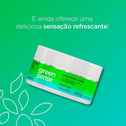 Imagem de Lowell Green Sense Máscara Hidratação Uso Diário Cabelos Selados Anti Frizz Brilho Intenso