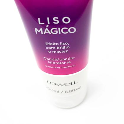 Imagem de Lowell Liso Mágico Shampoo Condicionador Óleo Mascara Hidratante Protetor Térmico Alisamento liso Perfeito Cabelos Brilhantes Alinhados Hidratados 