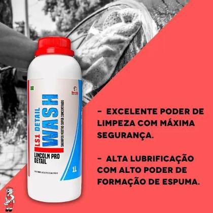 Imagem de LS1 Detail Wash Lava Autos Neutro Concentrado 1L - Lincoln