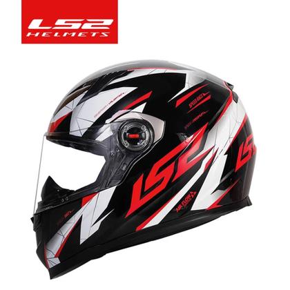 Imagem de Ls2 capacete ff358 draze blk/wht/red
