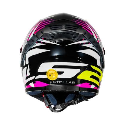 Imagem de Ls2 capacete ff358 pro estellar blk pink/purple 56/s