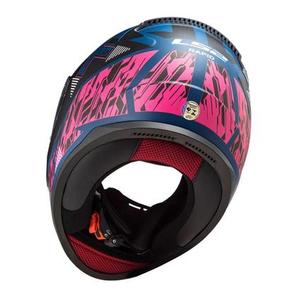 Imagem de Ls2 capacete rapid ff353 xtreet matte blu/purple 58/m