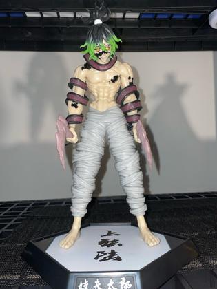 Imagem de Lua Superior Gyutaro Demon Slayer Boneco Kimetsu No Yaiba Action Figure Estatueta Colecionavel Anime