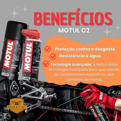 Imagem de Lubrificante de Corrente Moto Motul C2 Plus Chain Lube 200ml