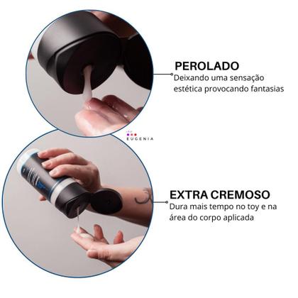 Imagem de Lubrificante Íntimo Semen Lub Perolado Monster D 250g A Base D'água