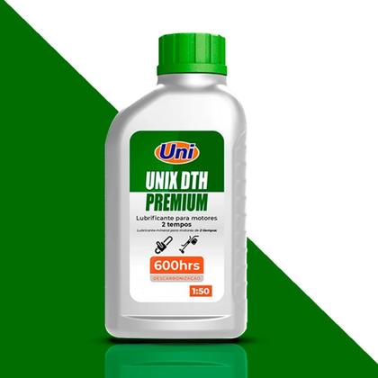 Imagem de Lubrificante Óleo Para Motores 2 Tempos 500ml Unix Dth Premium 600hrs Descarbonização Excelente Qualidade.