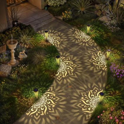 Imagem de Luces Solares para Jardín gardencave Paquete de 6 Unidades, Cálidas e Impermeables