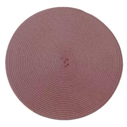 Imagem de Lugar Americano Redondo Jolitex Rosa Queimado 38Cm