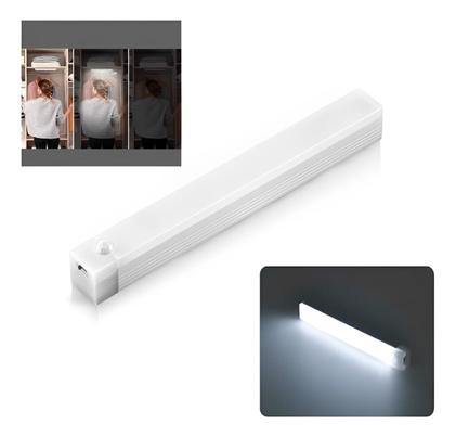 Imagem de Luminária 5W Barra Led Branco USB Quarto Cozinha Recarregável