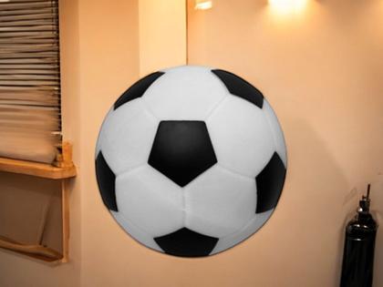 Imagem de Luminaria Abajur Bola de Futebol Pendente Decoração Presente