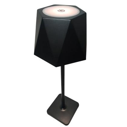 Imagem de Luminaria Abajur de Mesa 3 Tons LED Bateria Recarregavel USB Casa Trabalho Quarto Cabeceira Sala Escritorio Recepçao Moderno Iluminaçao Decoraçao