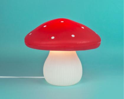 Imagem de Luminária Abajur de Mesa Cogumelo Decoração Quarto Infantil Led Bivolt Iluminação  Presente Usare