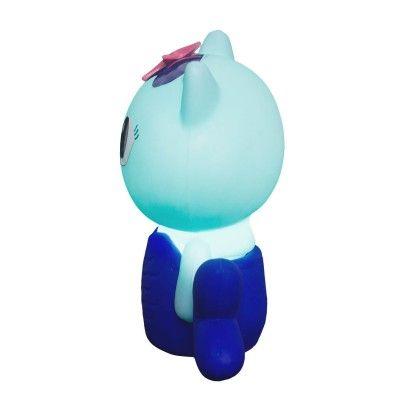 Imagem de Luminária Abajur De Mesa Mercat Casa Mágica Da Gabby Gaby Usare 3D Sereia Infantil Menina Sala Quarto Casa Estante Rack Decoração Decorativa Aparador