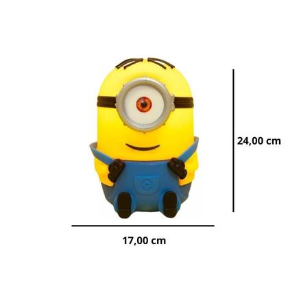 Imagem de Luminária Abajur De Mesa Minion Stuart  Amarelo Bivolt