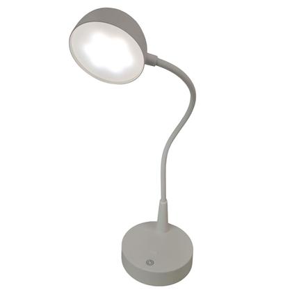 Imagem de Luminaria Abajur de Mesa Touch Led 3 Tons Flexivel USB Bateria Recarregavel Quarto Sala Cabeceira Escritorio Iluminaçao Decoraçao