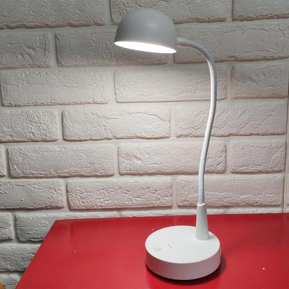 Imagem de Luminaria Abajur de Mesa Touch Led 3 Tons Flexivel USB Bateria Recarregavel Quarto Sala Cabeceira Escritorio Iluminaçao Decoraçao